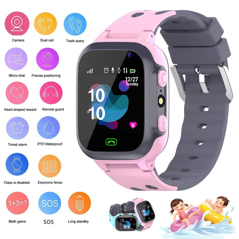 Reloj de teléfono infantil resistente al agua