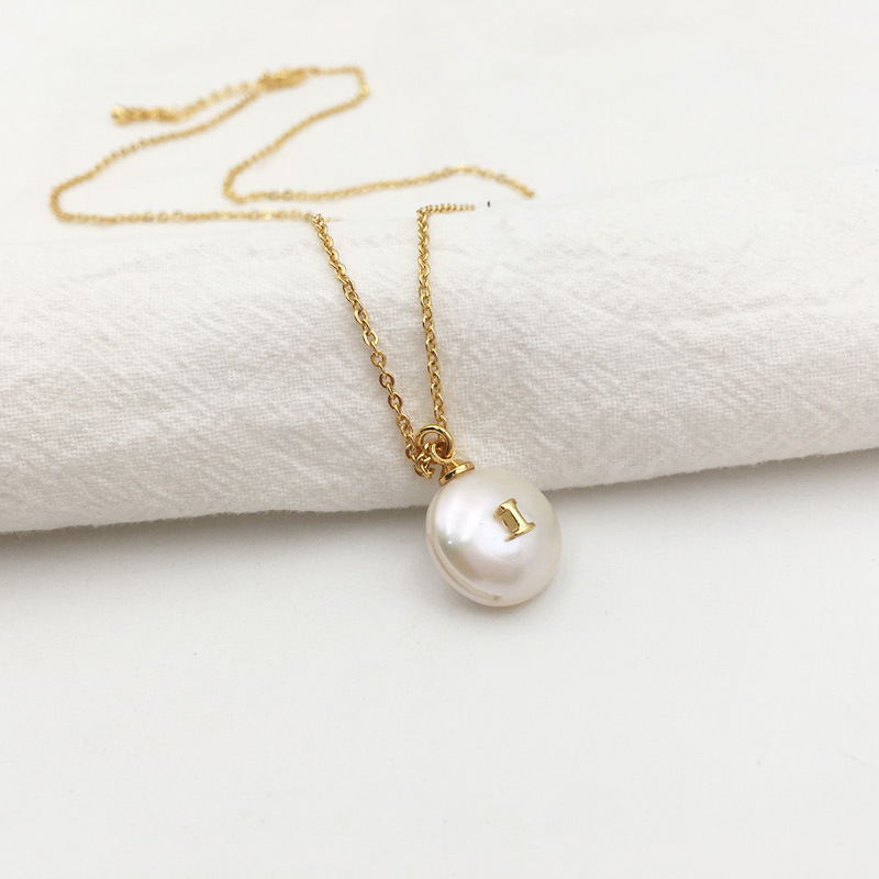 English alphabet necklace women