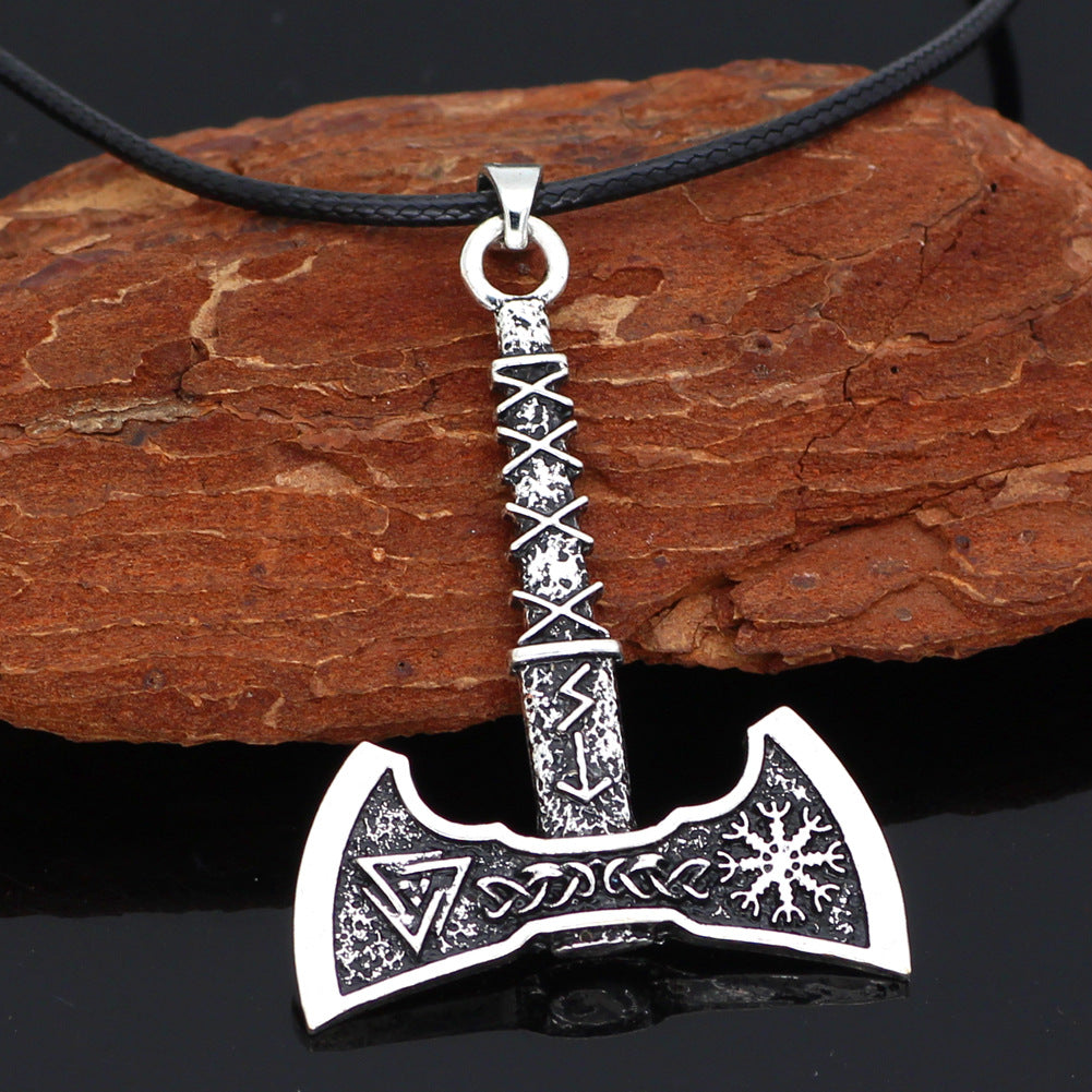Nordic Amulett Rabe Metall Keltischer Raben-Anhänger Halskette
