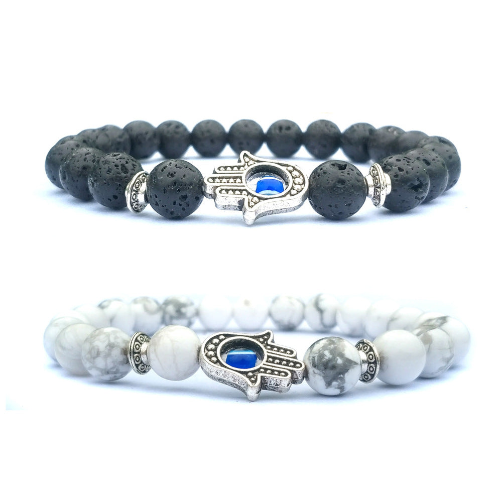 Bergamotte-Armband mit bösem Blick