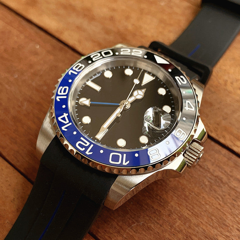 Hora superimpermeable GMT para hombre