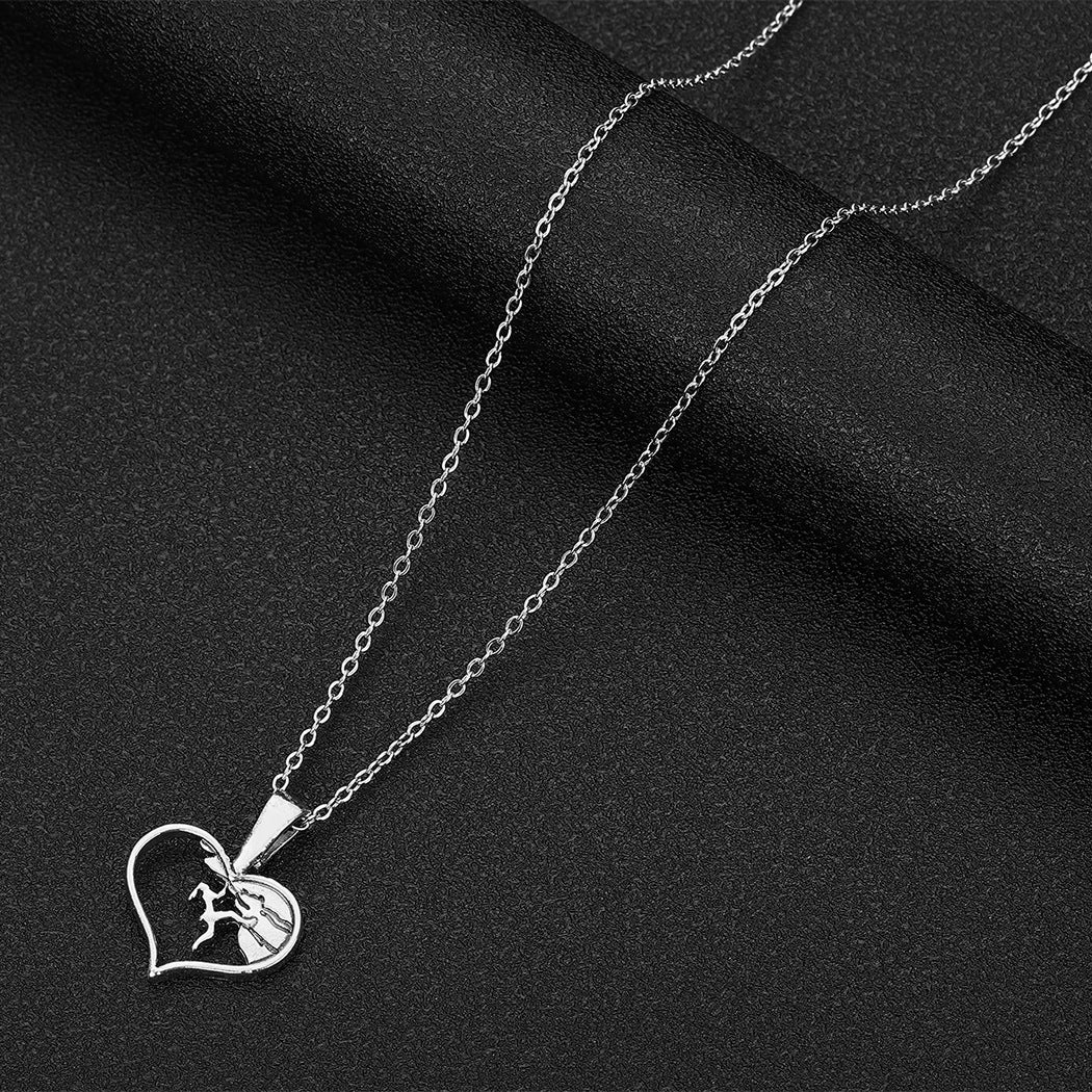 Tendencia de Personalidad Collar con Colgante de Amor Popular Europeo y Americano Joyería