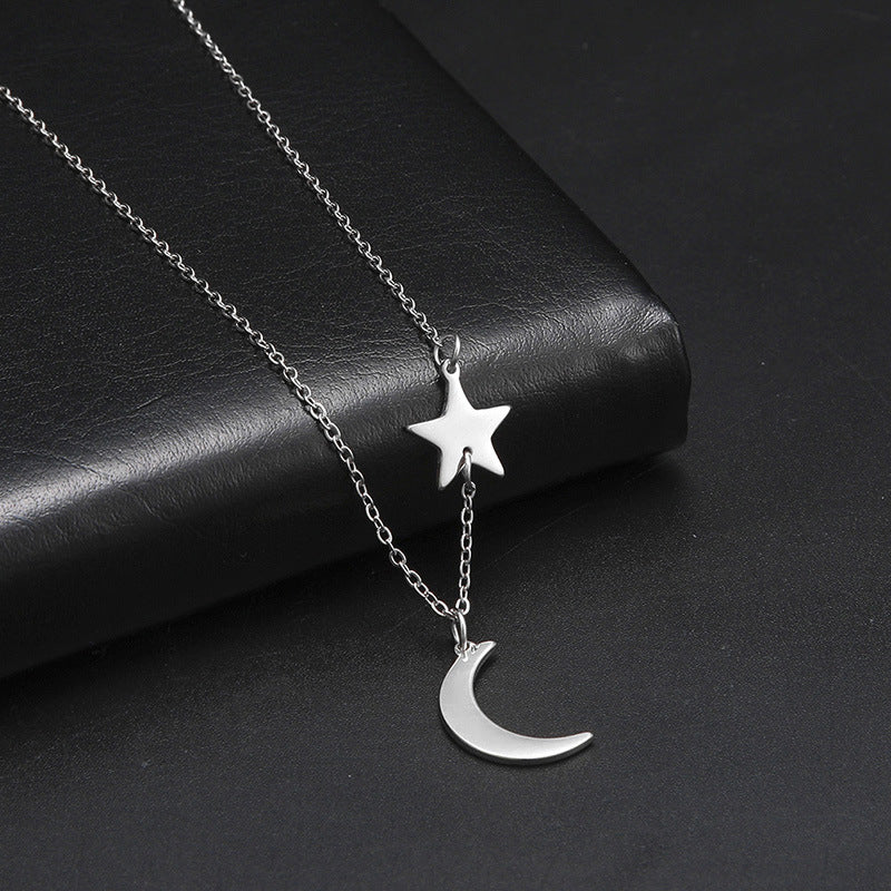 Stainless Steel Women's Cute Pendant Necklace