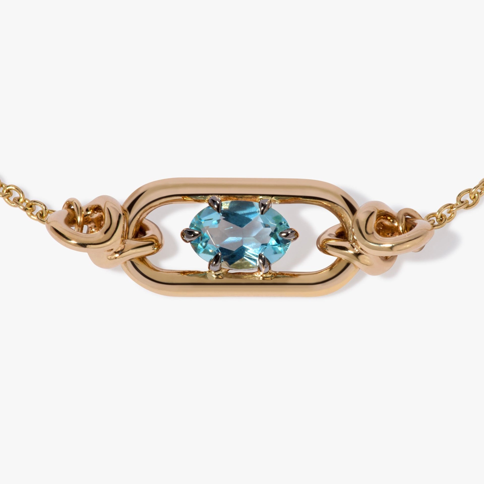 Natural Stone Twelve Birthstone Pendant Bracelet
