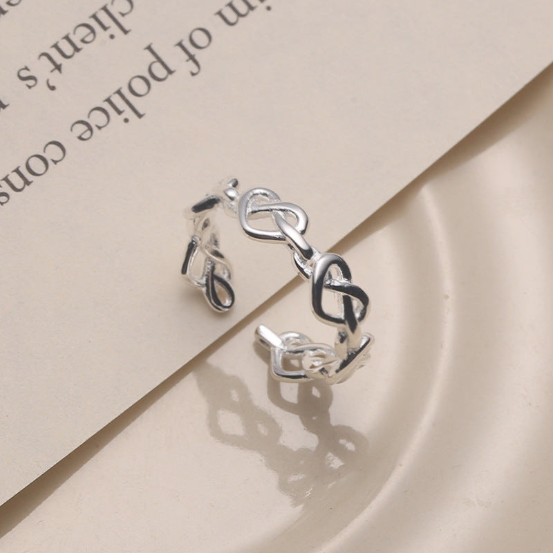 Damen Sterling Silber Mode-Liebesringe