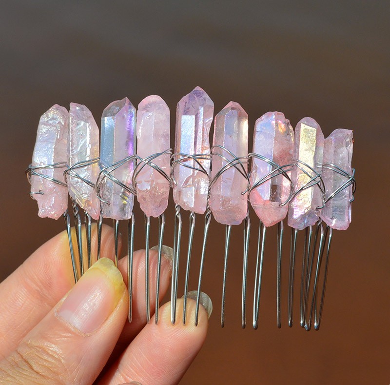 Peineta de Novia Artesanal con Cristales