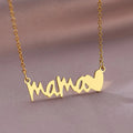 Edelstahl Buchstaben Halskette Armband Schmuck