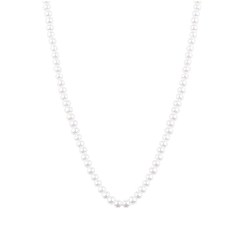 Light Luxury Pearl Necklace Niche Design Vintage Necklace Temperament