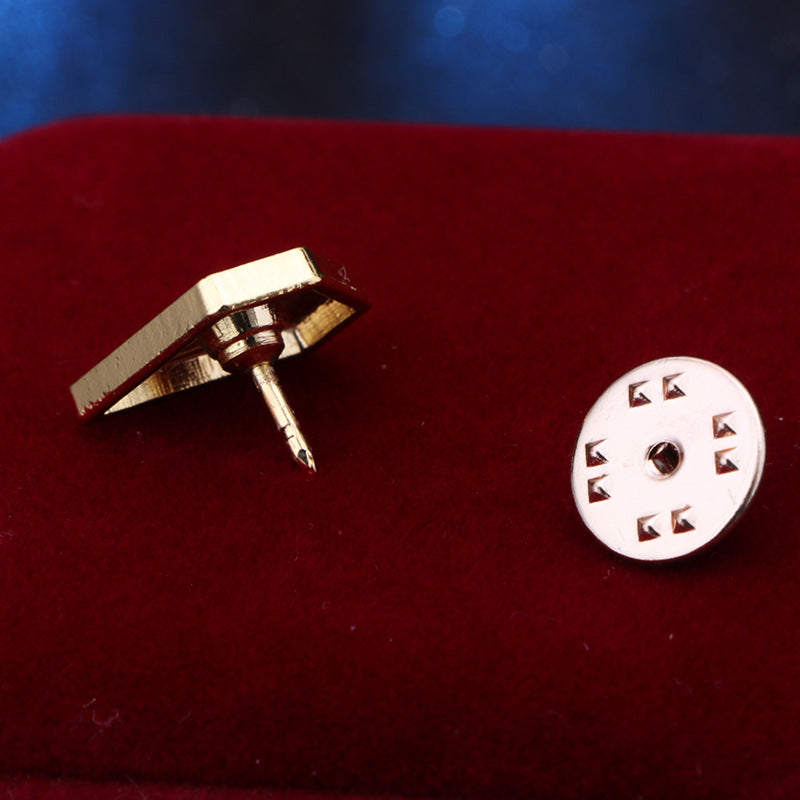 Broche de estilo coreano elegante con pequeños diamantes, mini broche pequeño