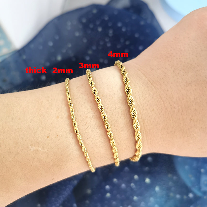 Pulsera de ancla para mujer y hombre, de acero inoxidable, con cierre giratorio