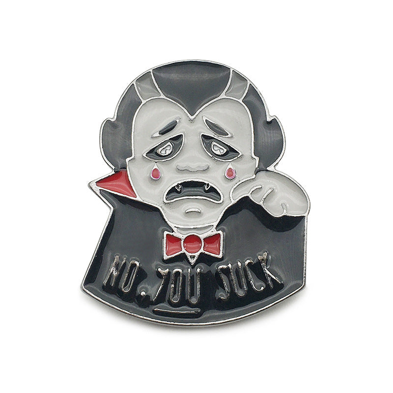 Serie de Broches de Halloween Perro Calabaza Drácula Pin Adorno