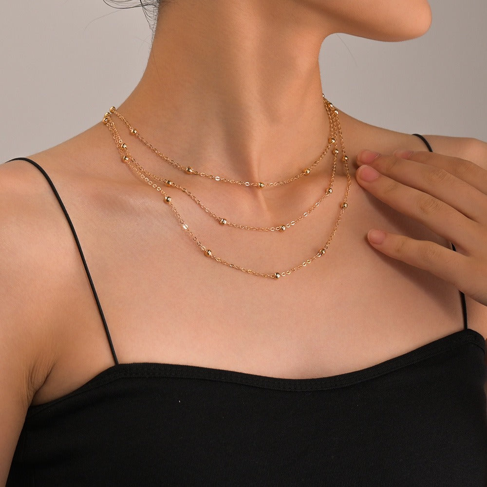 Verstellbare Halskette aus Metall im Partner-Look für Damen