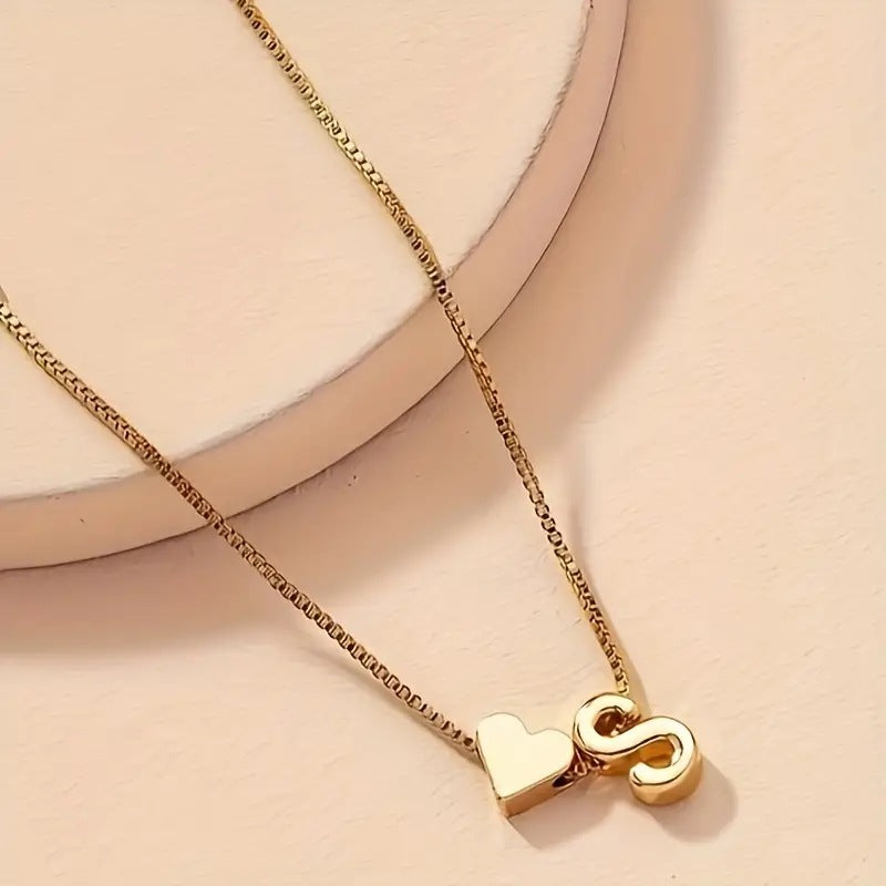 Bracelet Heart-shaped English Letters