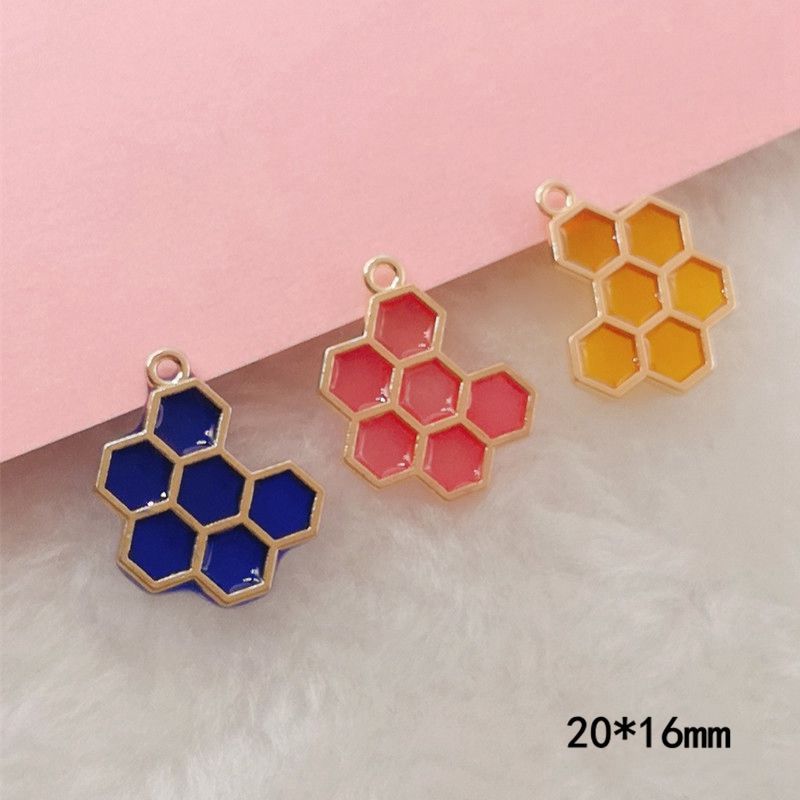 Lindo colgante de esmalte de insectos, geometría de moda