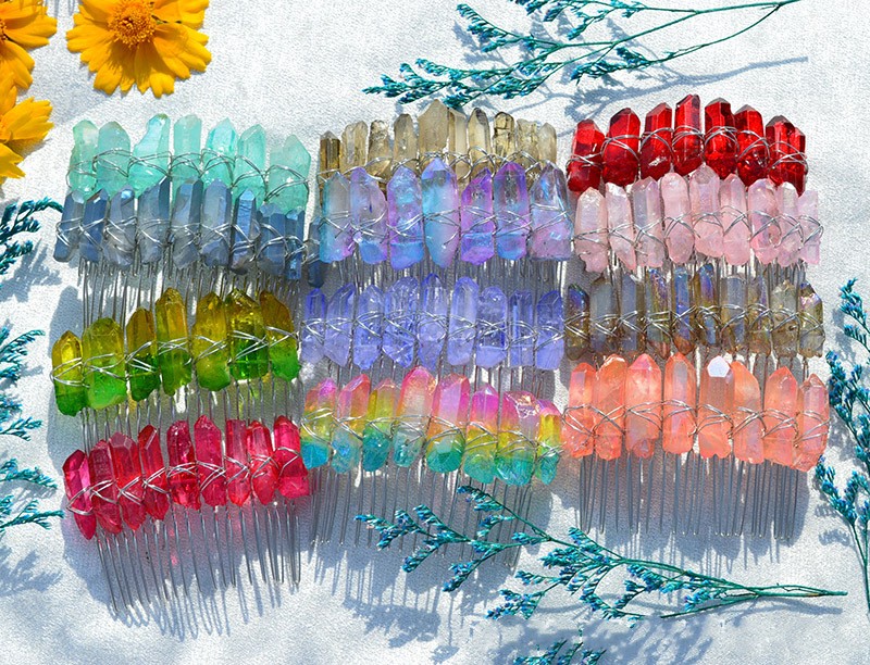 Peineta de Novia Artesanal con Cristales