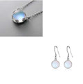 Thaya Aurora Wald Halskette Halo Kristall Edelstein S925 Silber Schuppen Licht Anhänger Halskette für Frauen Elegante Schmuck