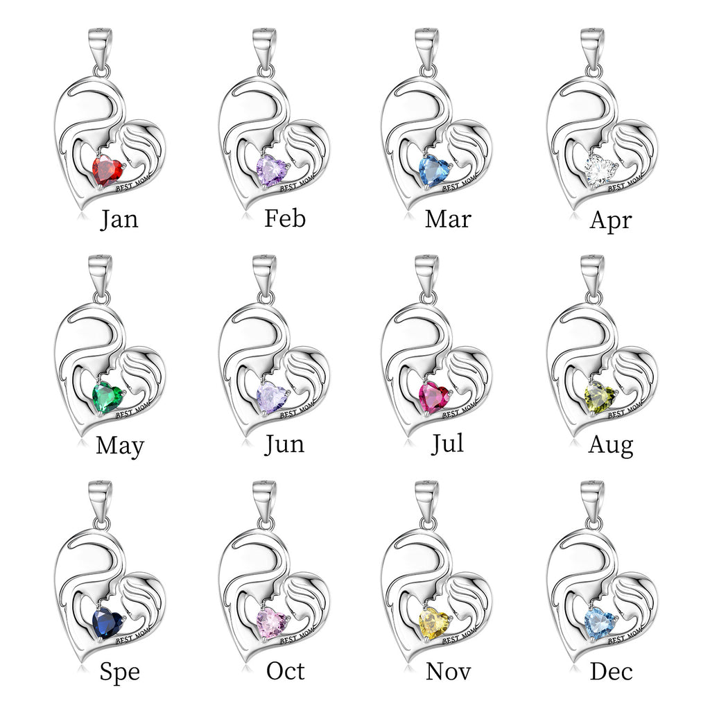 S925 Sterling Silber Beste Mama Halskette Muttertags-Serie Halskette