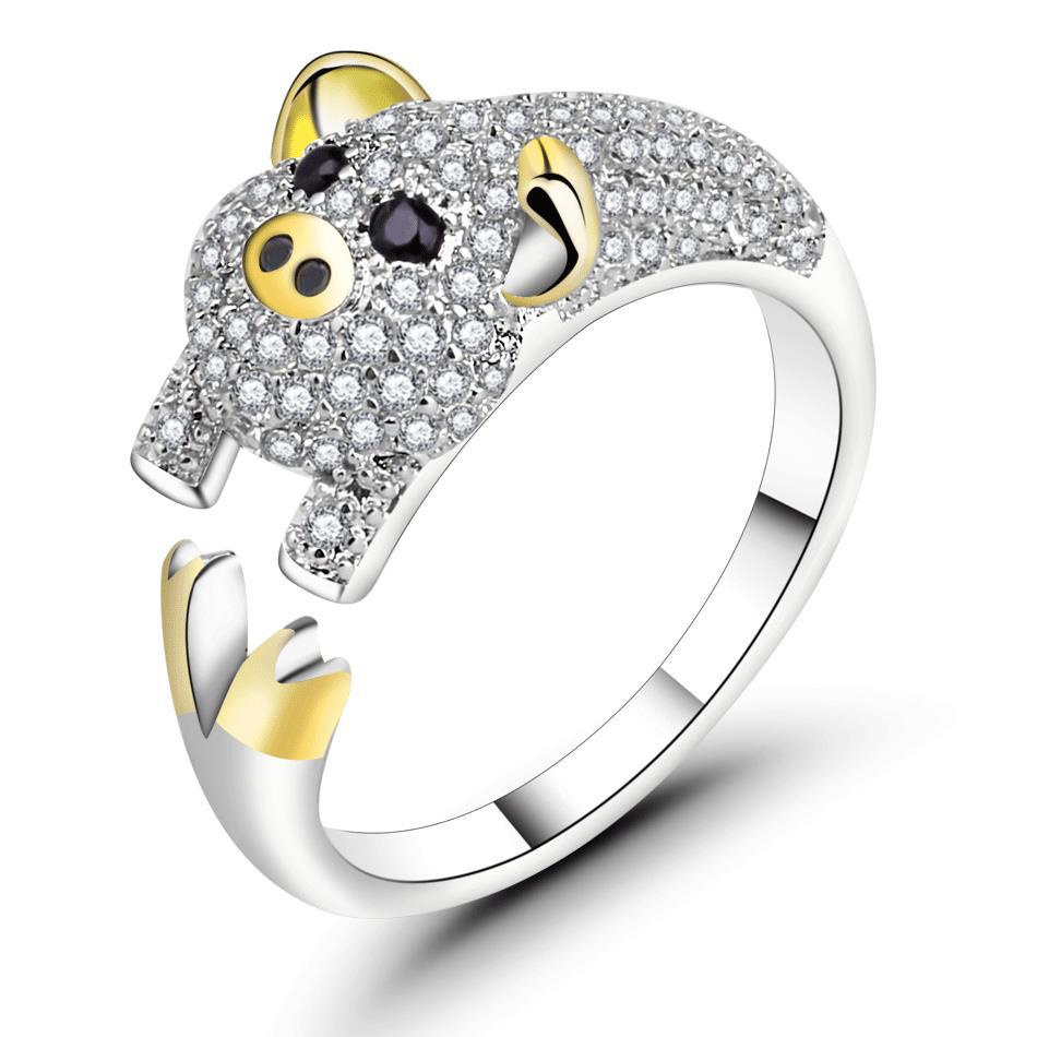 Tierkreisring, Sterling Silber Ring, Damenring, Geburtsjahresring