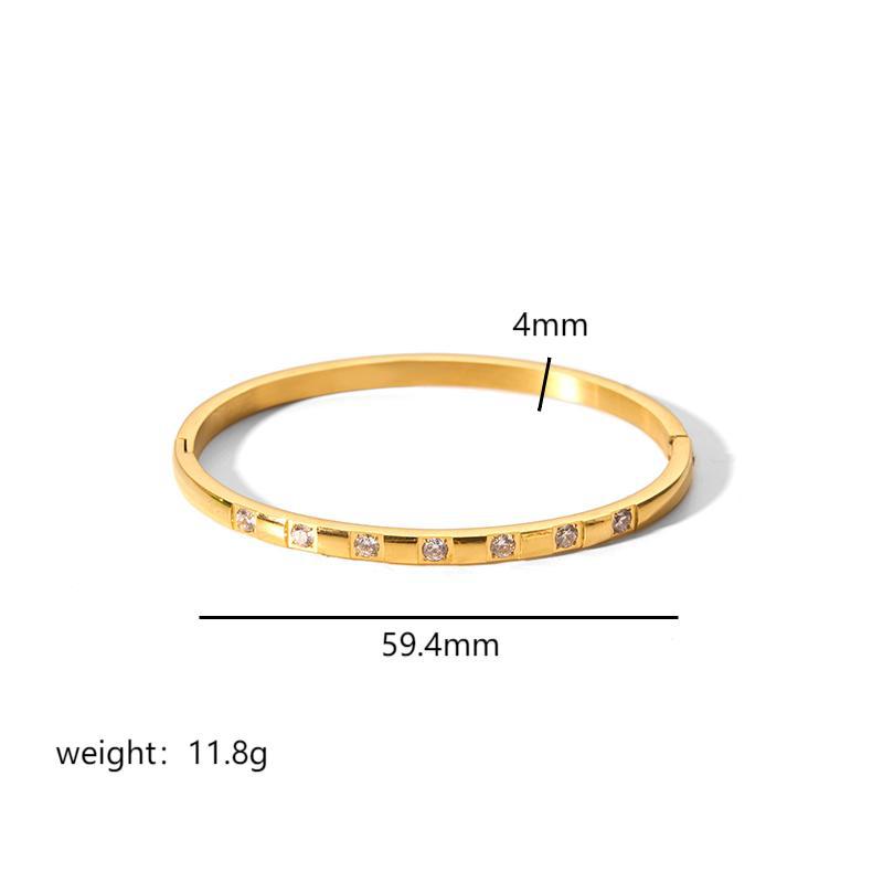 Pulsera de Acero Titanio Estilo Ins con Hebilla de Estrella de Seis Puntas
