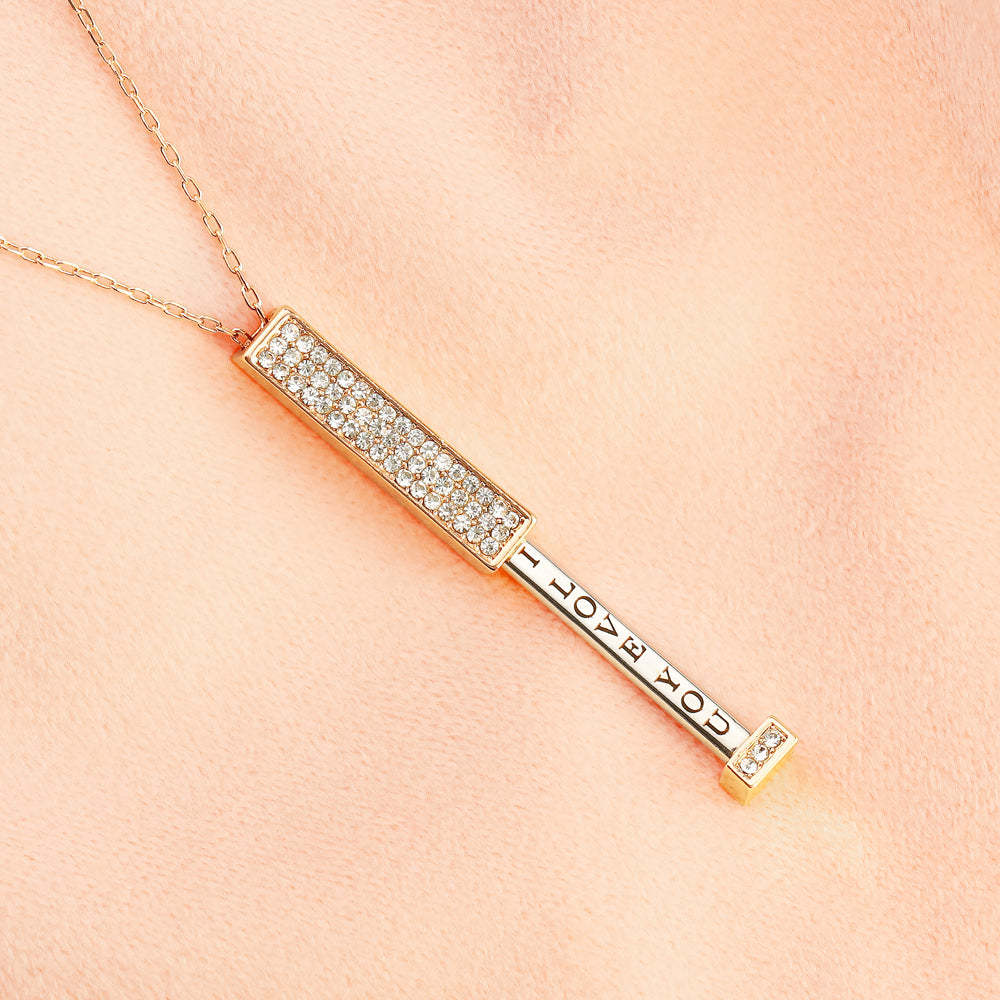 Explosiver Trend Süße Persönlichkeitskette Zirkon besetzter Diamant Mode Anhänger Schmuck