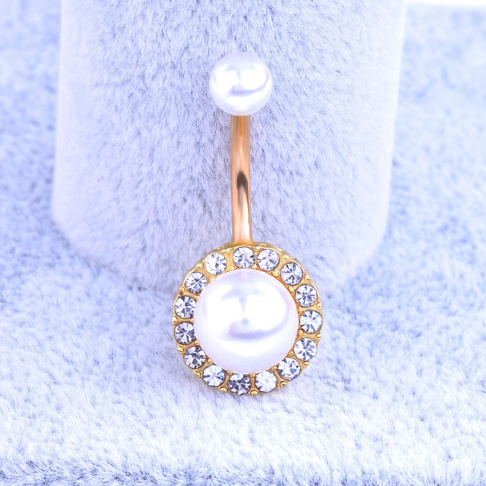 Navel-Ring Barbell Belly-Button Piercing Stainless-Steel Ombligo Stud Body-Jewelry Women