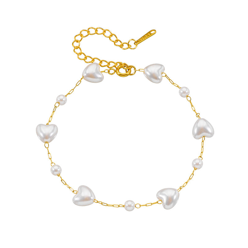 Europäische und amerikanische Mode minimalistisches unregelmäßiges Perlenarmband