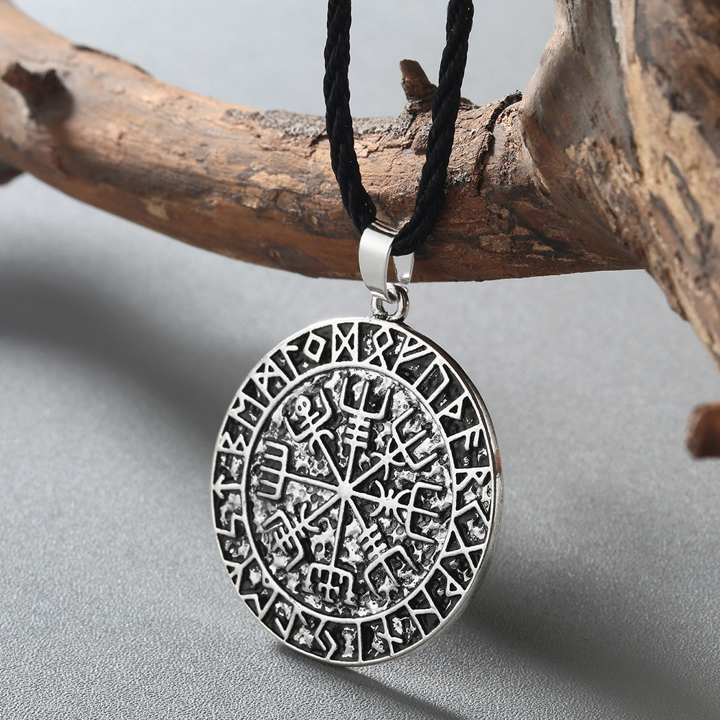 Antike Vintage Silber Runenkette