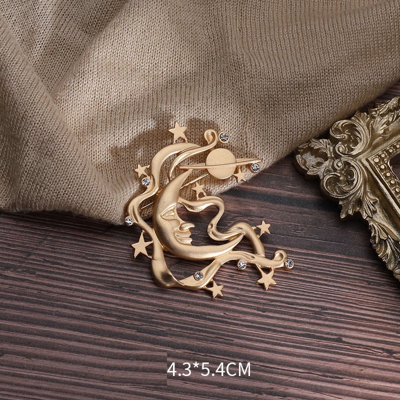 Broche de ángel retro en oro Beautiful Soul