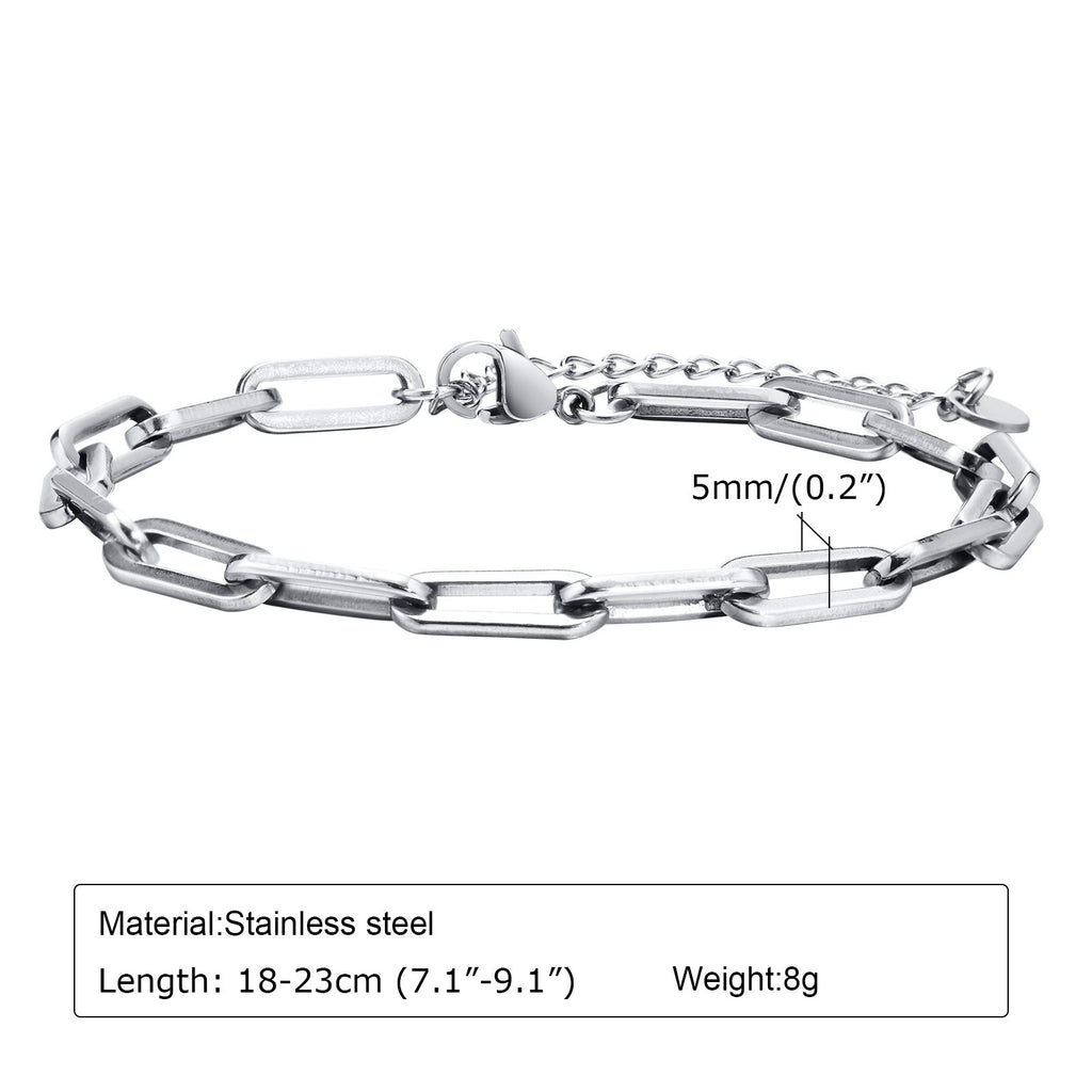 Modischer quadratischer Schnallen-Dicker-Schlicht-Armreif
