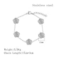 Edelstahl Glück Efeu Influencer Temperament Wild Blumig Armband