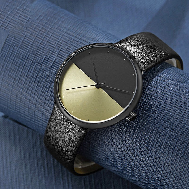 Uhrenarmband Herren Und Damen Auf Dem Tisch Warm Und Kalt Zweifarbig