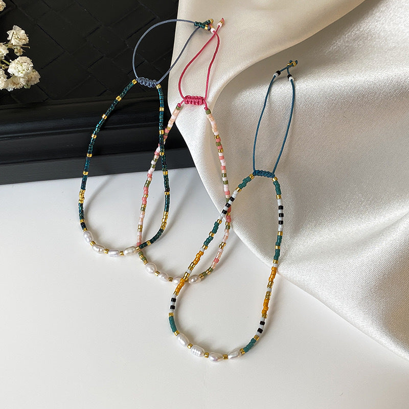 Leicht luxuriöses All-Match Natursteinarmband