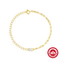S925 Sterling-Silber-Zirkon-Nahtarmband mit fortschrittlichem Design