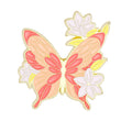 Blumen-Glasur-Lilie Bunte Schmetterlingsbrosche