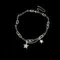 Collar Hip Hop Cool Star para mujer, moda de lujo ligero