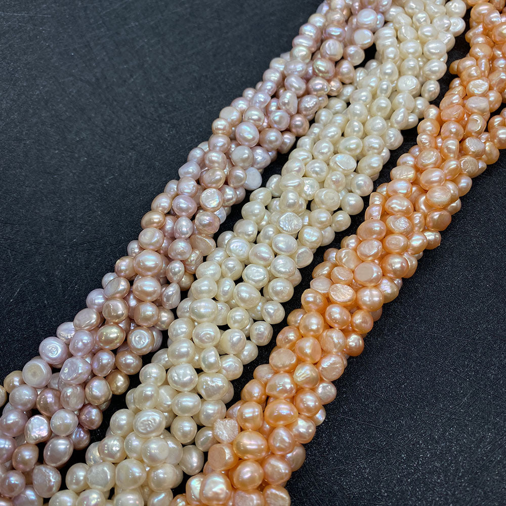 Cuentas de perlas de agua dulce naturales Accesorios DIY