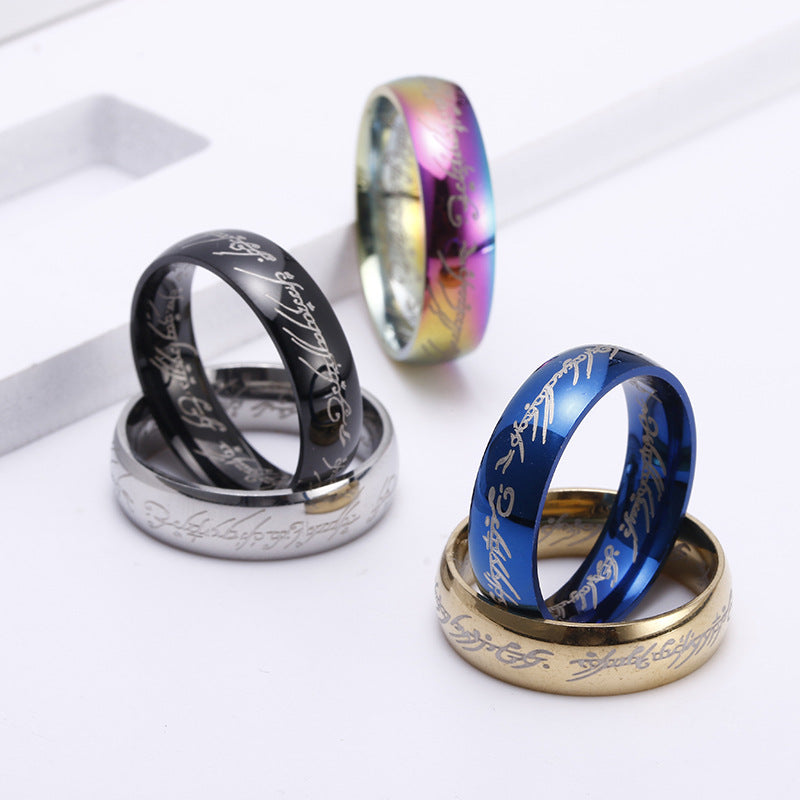 Titanstahlring Herrenring Ring