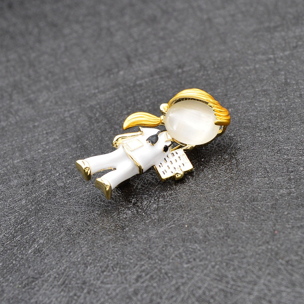 Broche de enfermera y médico