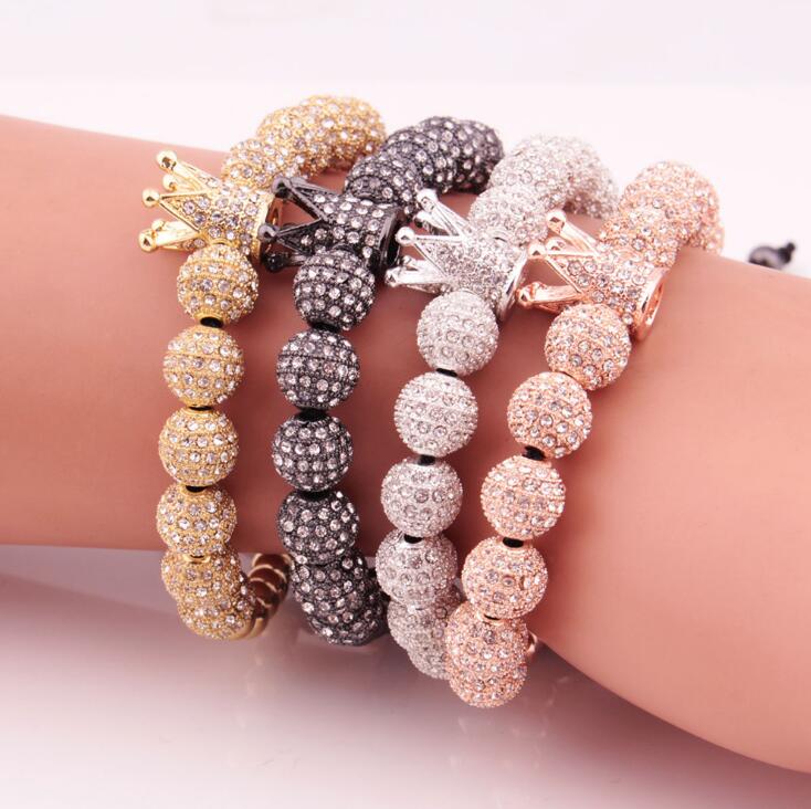 Pulseras de circonita Fashion Crown