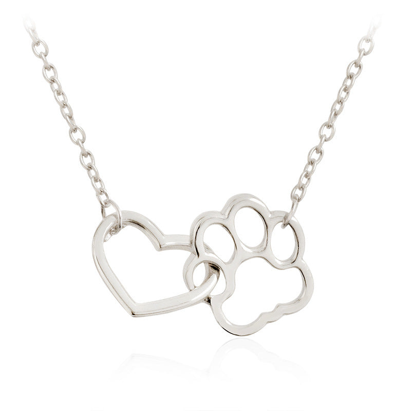 Dog paw necklace