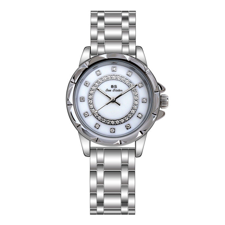 BS nuevo reloj de diamante para mujer