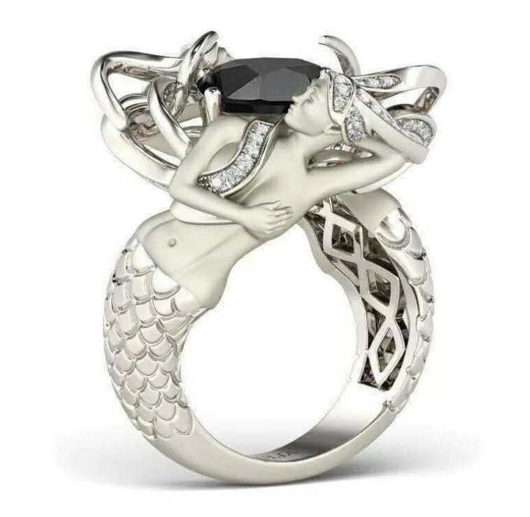 Kissenschliff Roter Natürlicher Rubin Edelstein Ring Luxus 925 Sterling Silber Meerjungfrauenringe für Frauen Hochzeitsschmuck