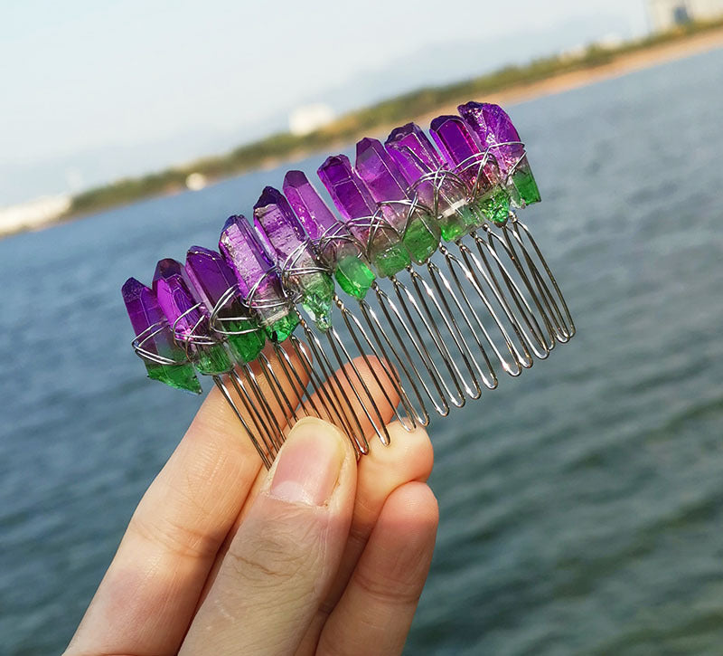 Peineta de Novia Artesanal con Cristales
