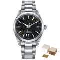 Reloj mecánico automático de acero inoxidable para hombre