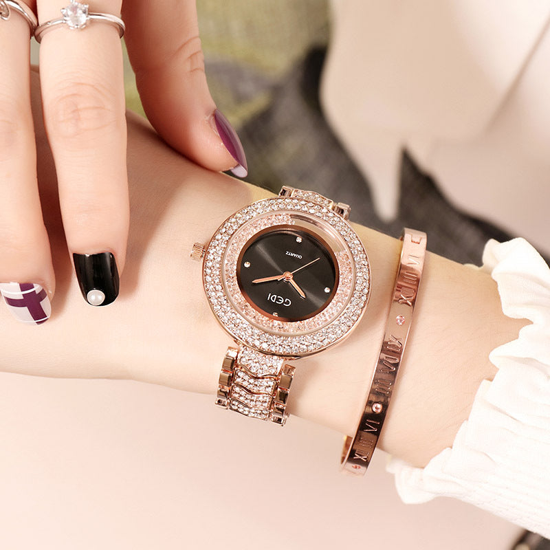 Reloj de mujer con correa de diamantes