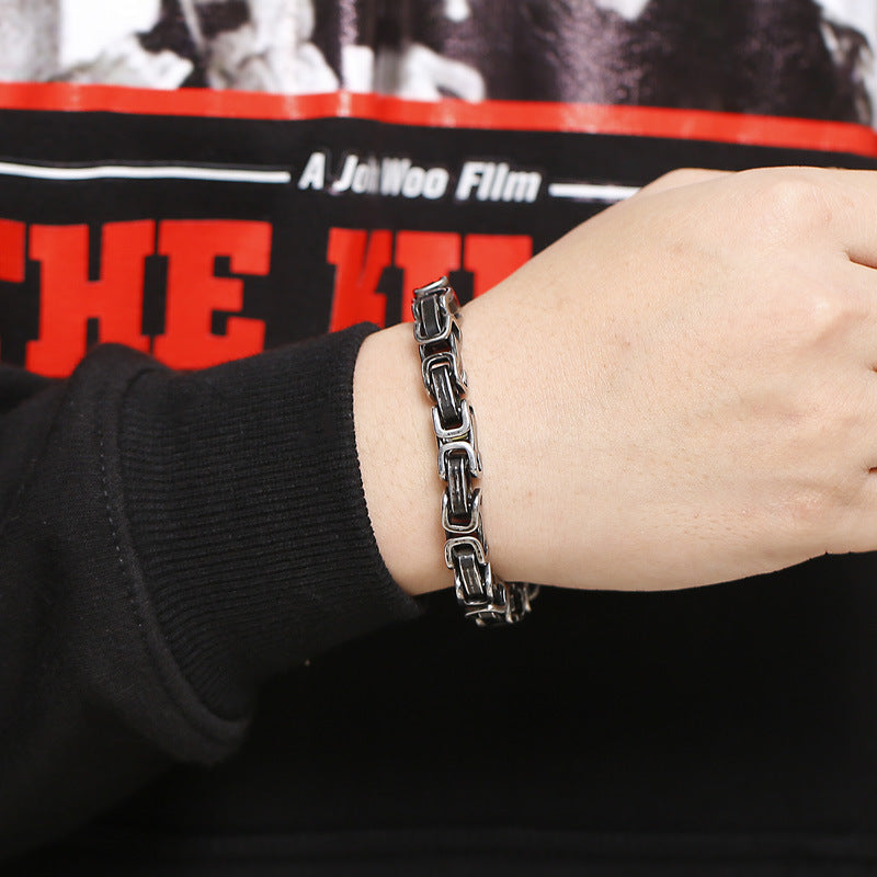 Casual All-match Stainless Steel Bracelet Personality