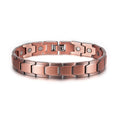 Pulsera de Cobre Puro Magnética Completa Retro