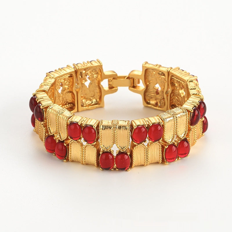 Armband Türkis Vintage Antik Farbige Glasur