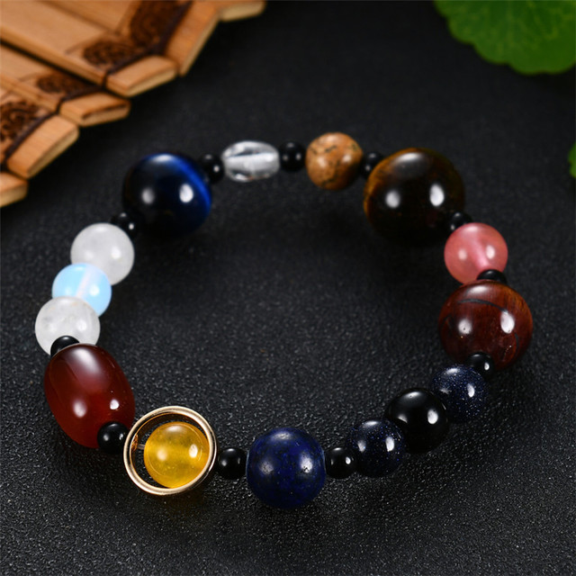 Pulsera de planetas del sistema solar para hombre