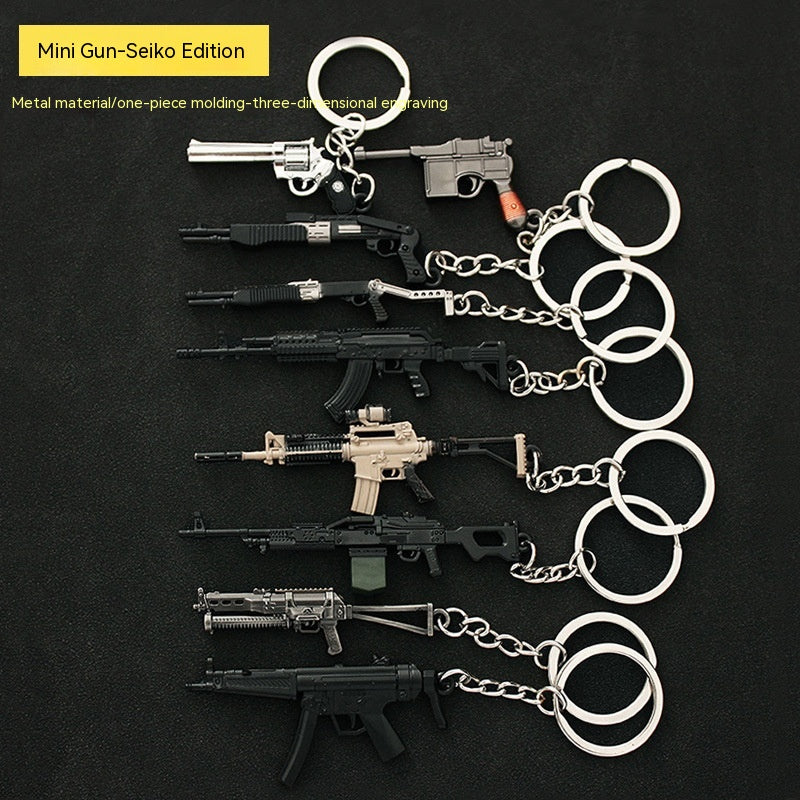 Llavero de Juguete de Metal Gun